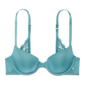 Victoria’s Secret Sexy Tee Lace Back Demi Bra | French Sage Green - 32D